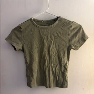 Green Women's Top and Short Set